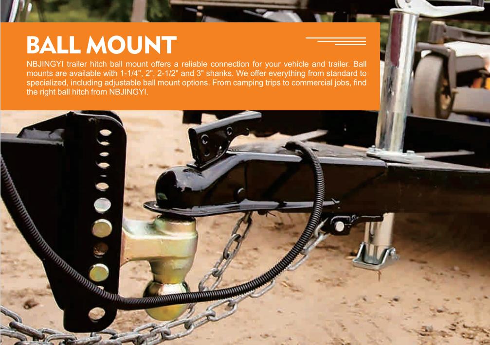 Vietnam Factory 1BJY-RT-02 Parts and Accessories Capacity 10000lbs Trailer Receiver Tube