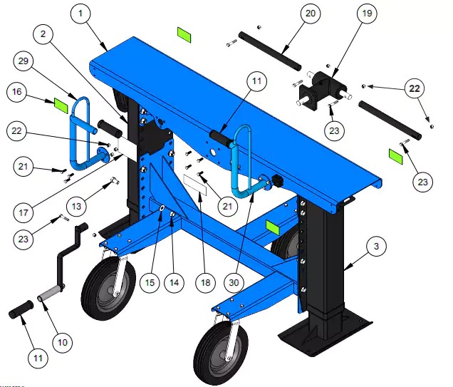 Stabilizer Parking Support Gear Reducer Gearbox for RV and Camper Trailer Bracket Trucking Balance Vietnam Manufactory
