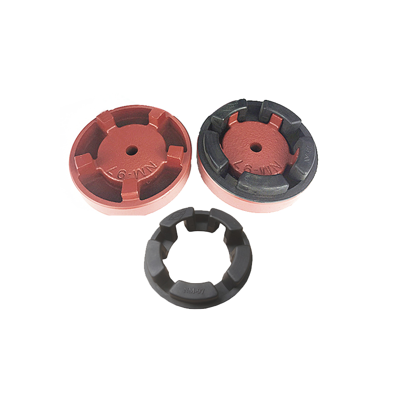 Cast Iron Quick Release Flexible Jaw Rubber Water Pump Shaft Normex Coupling NM97, NM12, NM128, NM148,NM168, Tariff-free