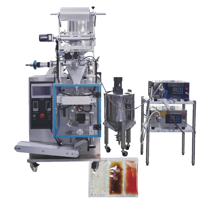 3 Lanes(side by Side)Liquid Packing Machine for Packaging of Liquid Paste Materials Tariff-free