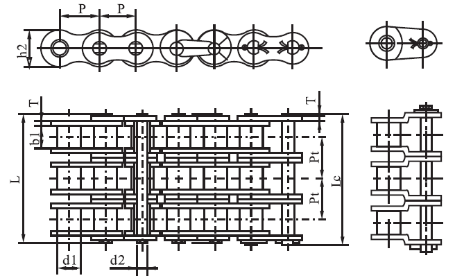 Tariff-free SS32A-3 a Series Stainless Short Pitch Precision Triplex Roller Chain  Made in Vietnam