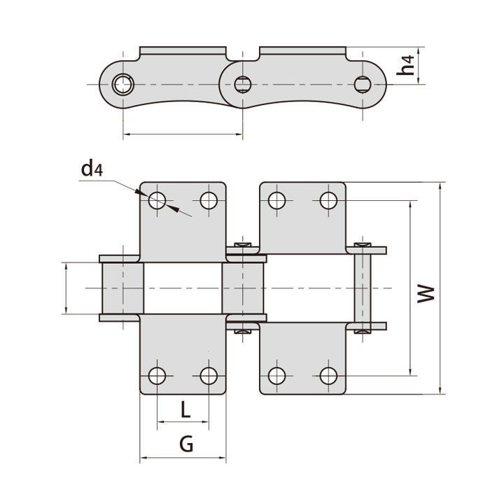 Tariff-free S Type S88K2F1 S62K2F1 Steel Agricultural Conveyor Roller Chain With K2 F1 Attactment Made in Vietnam