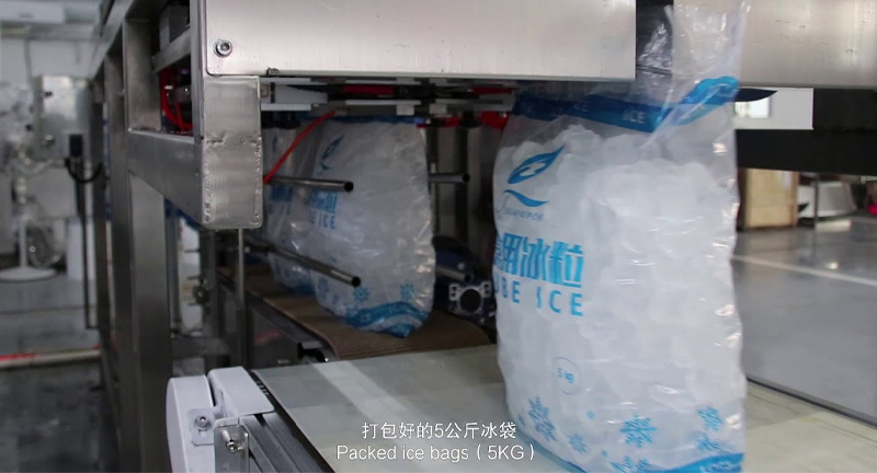 2-Head Screw Weighing Automatic Packaging Machine for Regular Granular Block Ice Product 1-10kg Made in Vietnam Tariff-free