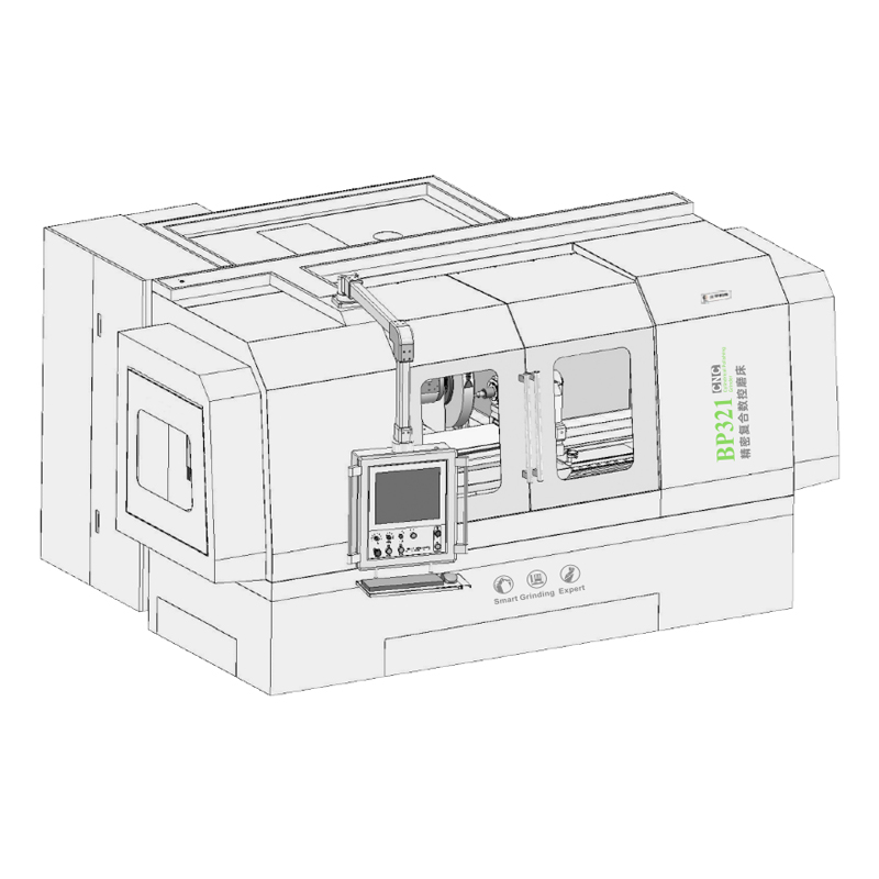 BP321 Vertical 220V CNC Center Single/Twin Spindle Motor Core Fanuc Control Medium Duty Metal Cutter Grinder Tariff-Free