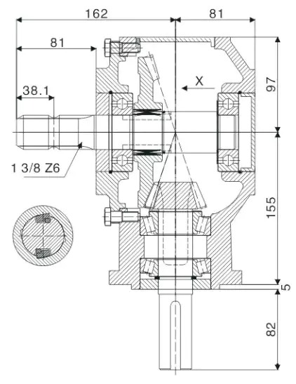 Vietnam EP-9.311 Rotary Tiller Cultivator Gearbox for Agricultural Tariff-free