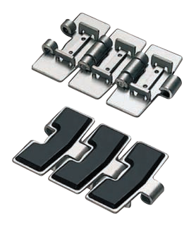 Vietnam-Made SS812/815G SS802/805G SS881G SS881TAB-G Stainless Steel Flat Chains With Rubber Top for Conveyors and Farms