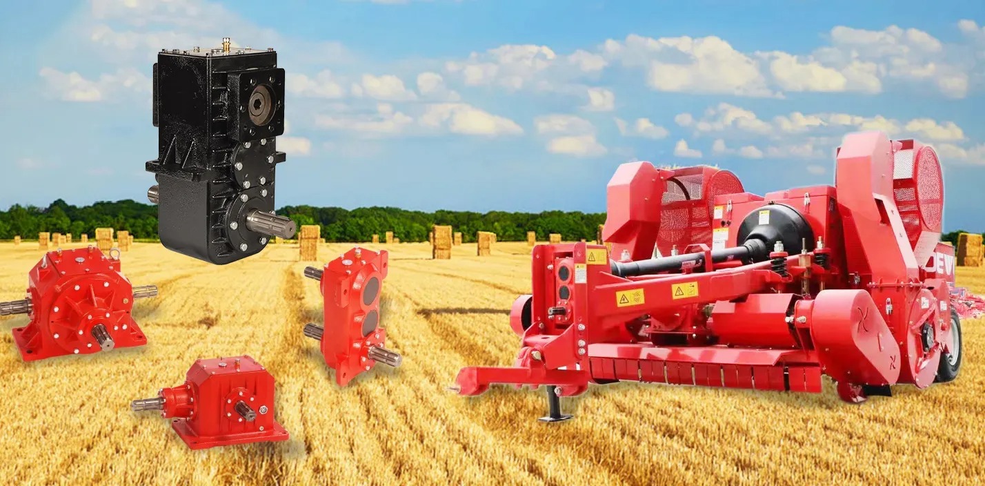 Fully Automatic Gearbox for Agricultural Machine Square Hay Rakes Round Straw Balers Tariff-free
