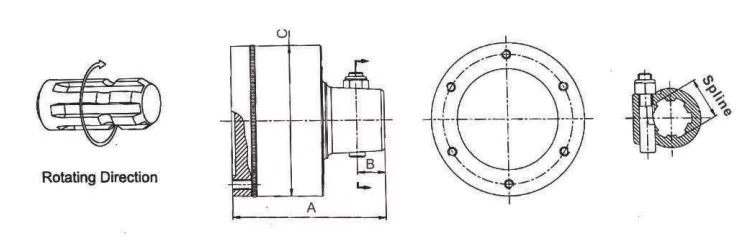 SCF Series Automatic Clutch Torque Limiter OEM Gearbox Cylinder Engine Steel Shaft Steel Gear Bearing Pump Made Vietnam