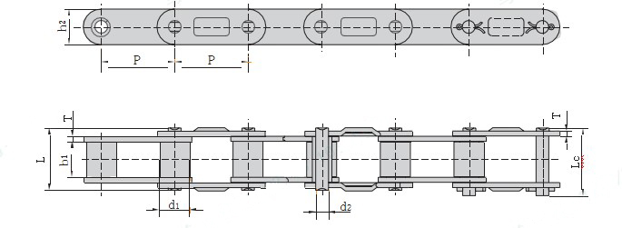 Tariff-free Transmission CA Type Agricultural Chain Made in Vietnam