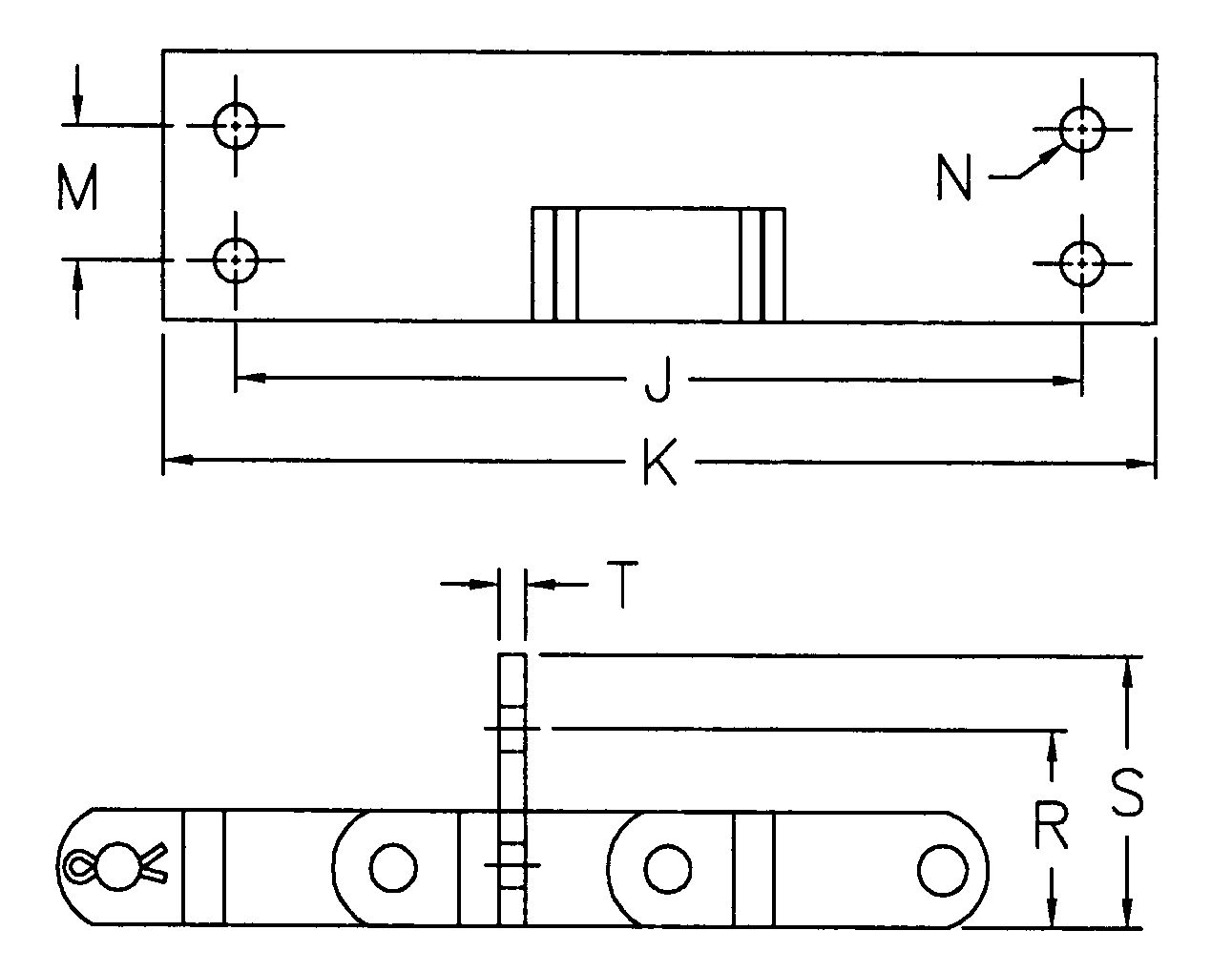 China Professional Manufacture Tariff-Free AL88XH-F50 Agricultural Steel Roller Chain Pintle Chain F50 Attachment Use Made