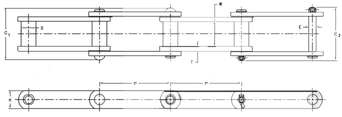 Vietnam-Made SS Class Steel Chain for Transmission Uses Model SS188 SS131 SS102B SS111 SS110 SS833 SS856 SS857 Tariff-Free