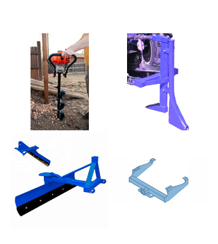 Tractor 3 Point Hitch Heavy Duty Drag Harrow Tariff-free Made in Vietnam