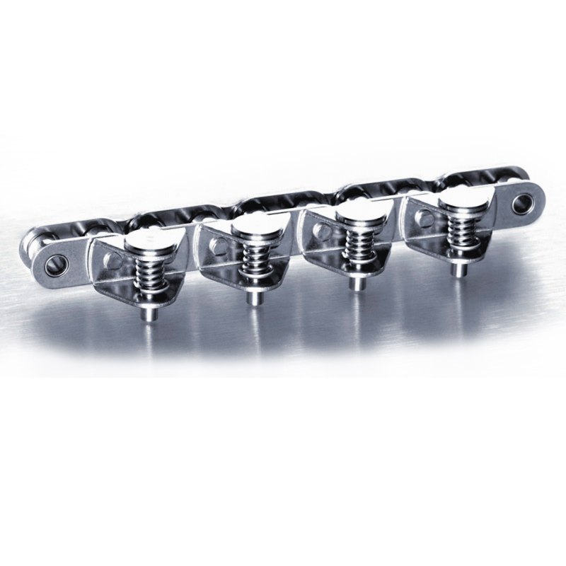 10B1GC-G Type G Stainless Steel Button Clamp Gripper Roller Chain for Form Fill Vacuum Seal Wrapping Made Transmission Chains