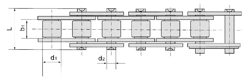 Tariff-free Conveyor Stainless Steel Side Bow Roller Chains Made in Vietnam
