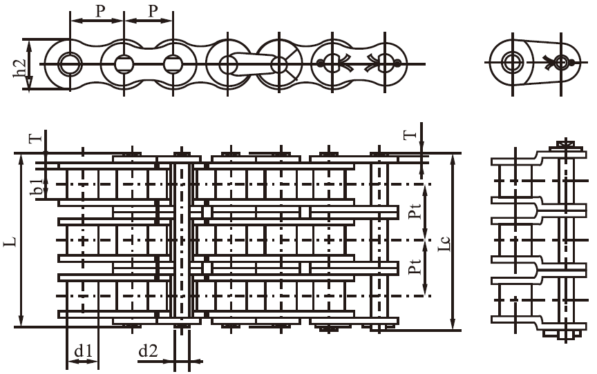 Tariff-free SS28B-3 B Series Stainless Short Pitch Precision Triplex Roller Chain  Made in Vietnam