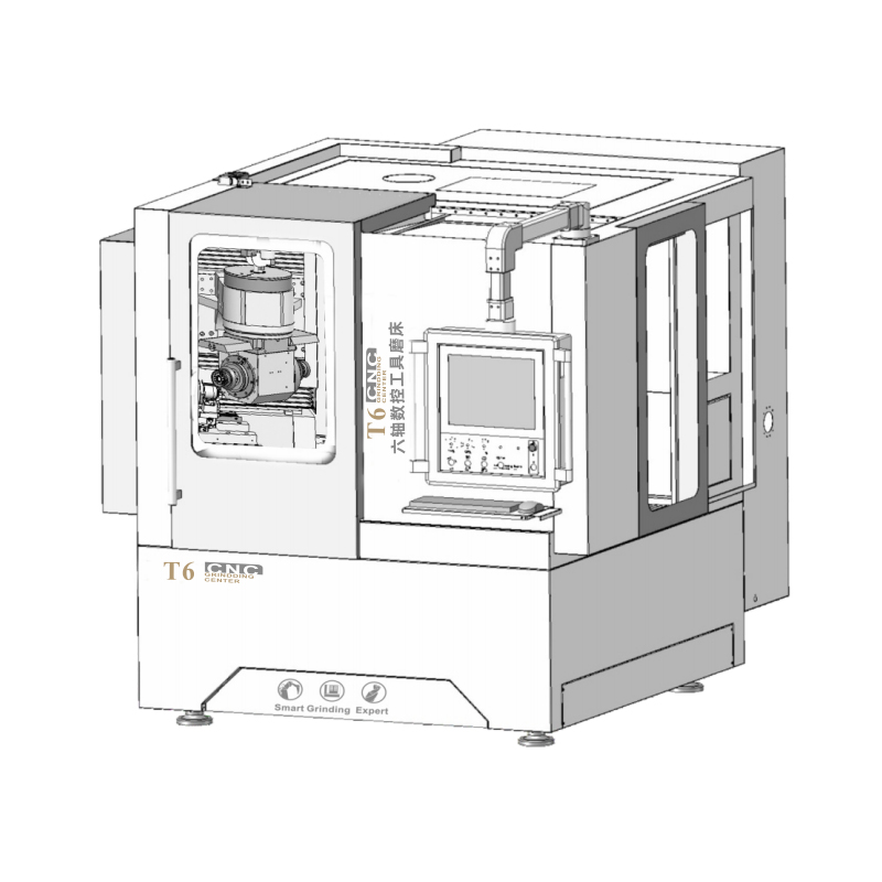 T6A 6 Axis CNC Vertical Machine Tool Tariff-Free Grinder Lathe Machining Center Dual Spindles 220V Fanuc Control Medium Duty