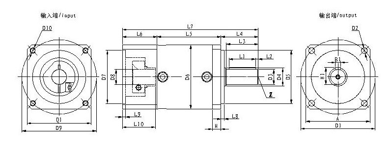 Vietnam Factory PLF Planetary Gearbox