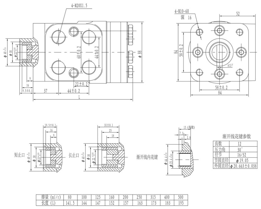 Vietnam Factory Low Input Torque S20 S25 Series Steering Control Unit for Forklift Ship Hydraulic Rudder Tariff-free