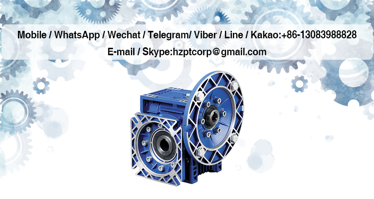 Vietnam Factory Alloy Die-casting Cast Iron Ratio Dc Motor Drive Speed Flange Wheel RV SERIES Worm Reducer Gearbox Gear Box