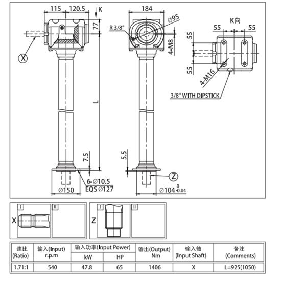 Agricultural Farm Machinery Parts Gearbox for Rotary Tiller Tariff-free Made in Vietnam