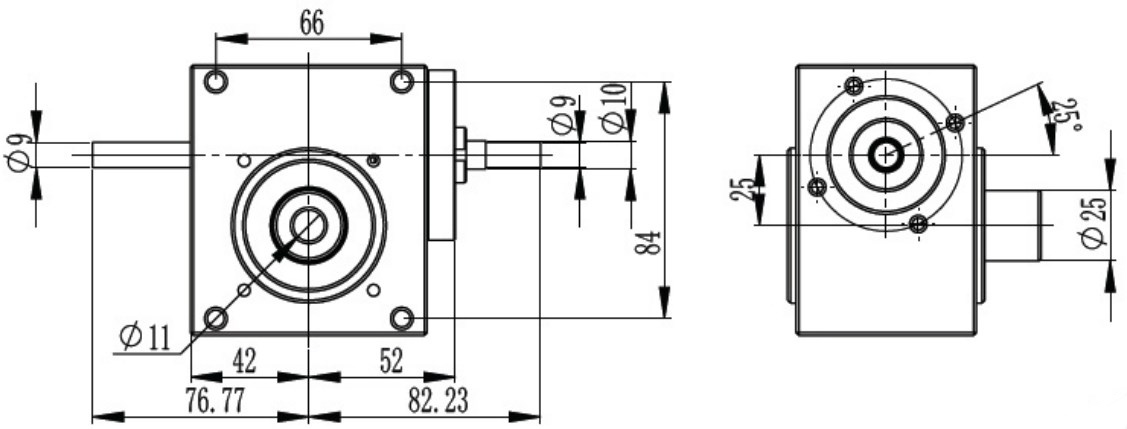 Tariff-Free 0.06KW to 0.37KW Worm Gearbox Reducer Lead Dual Input Non-Standard Motor for Sale