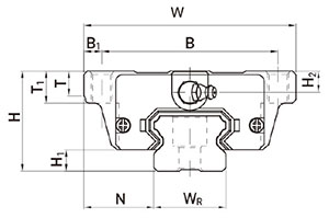 EGW-SA EGW-CA Series Guide Rail Linear Guideway Vietnam Manufactory