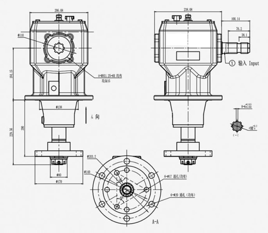 Gearbox for Agricultural Machinery Rotary Mower Gearboxes Tariff-free