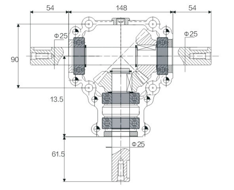 EP-RV010 Series Gearbox Superior Quality Aluminum Reducer Gear Motor Box New China Tariff-Free Made Vietnam for Agricultural Use