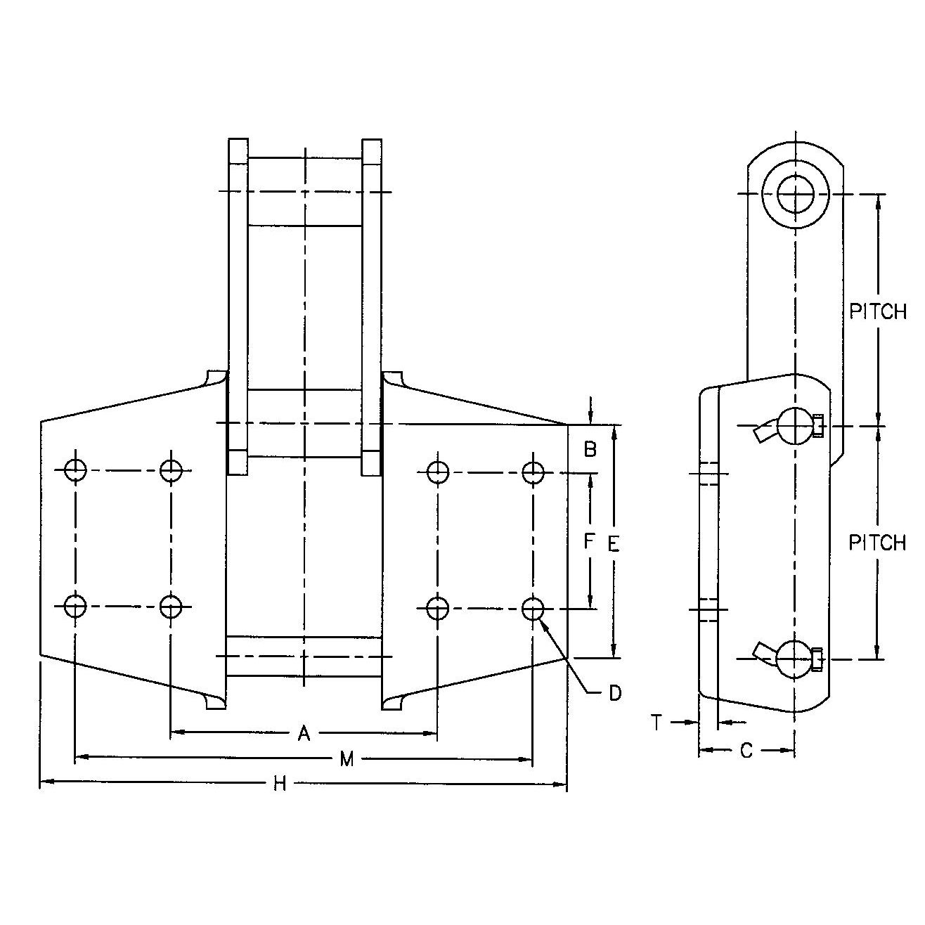 SS857-K44 SS859-K44 SS958-K44* SS864-K443* SS984-K443* SS994-K443* SS Class Bushed Steel Chain Made in Vietnam