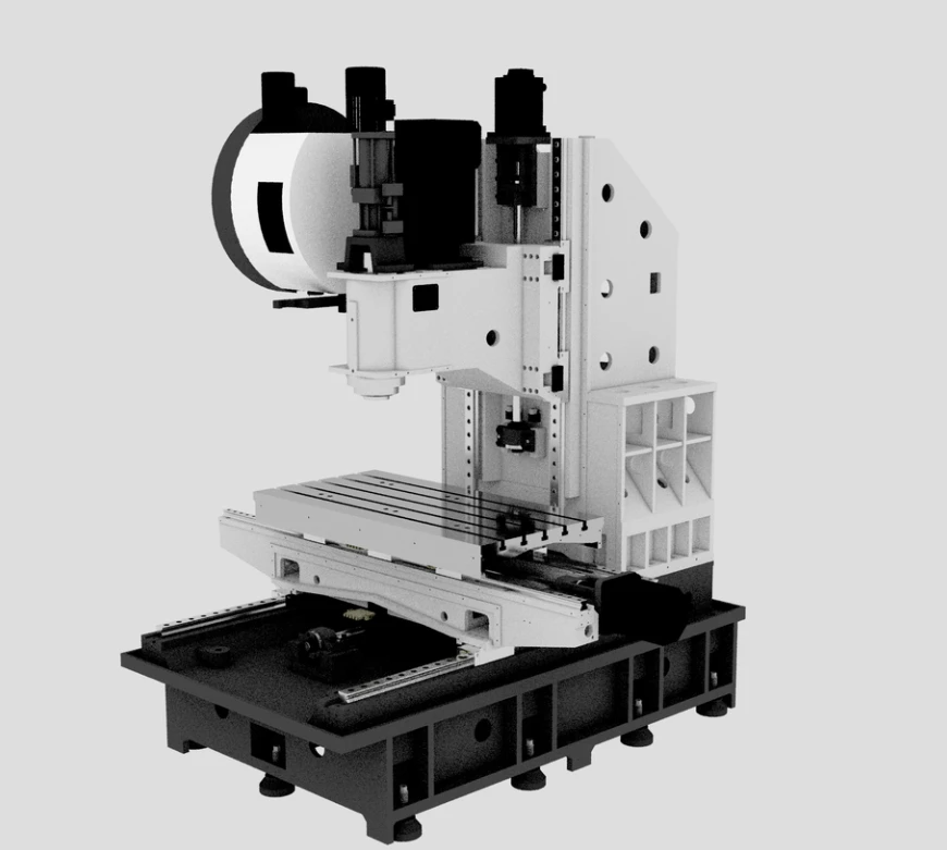 V11B High Speed High Rigidity Vertical CNC Lathe Machining Center New Condition Fanuc Control 220V Single Twin Medium Duty