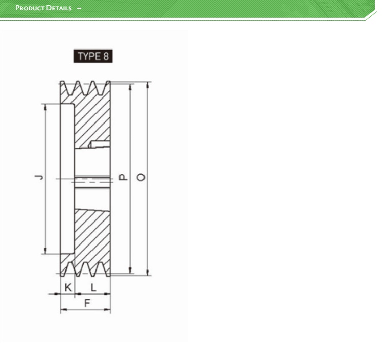 Vietnam Factory HZPT Cast Iron v Belt Pulley SPZ112, Three Grooves With Taper Bush 2012 Tariff-free