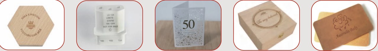 30W/60W Desktop CO2 Laser Engraving Machine for Bamboo Paper Card Vietnam Manufactory