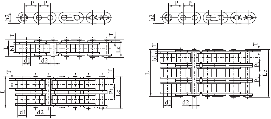 Tariff-free SSC20B-2 B Series Stainless Short Pitch Precision Roller Chain With Straight Plate  Made in Vietnam