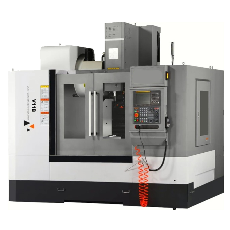 V11B High Speed High Rigidity Vertical CNC Lathe Machining Center New Condition Fanuc Control 220V Single Twin Medium Duty