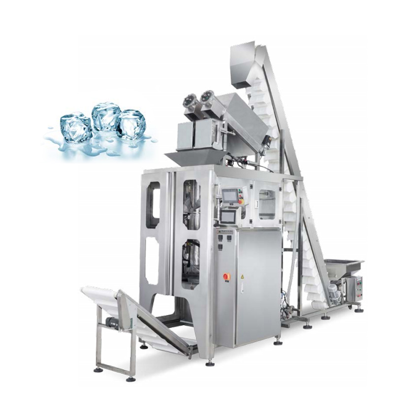 2-Head Screw Weighing Automatic Packaging Machine for Regular Granular Block Ice Product 1-10kg Made in Vietnam Tariff-free