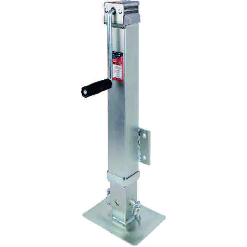 Vietnam Factory 1BJY-TJ-66 Capacity 7000LBS Side-wind Parts and Accessories Trailer Direct-Weld Square Jack With Footplate