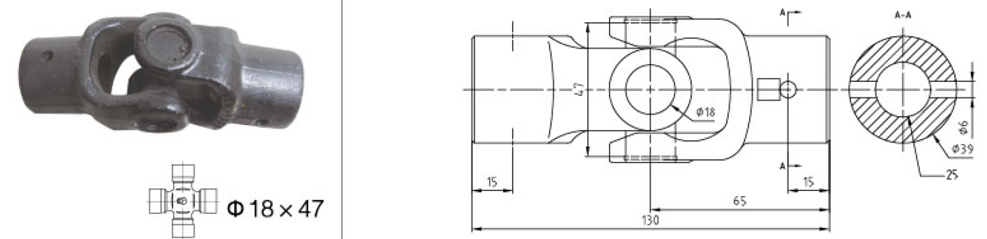 Vietnam  Good Quality Customized Pto Drive Part C4 Single Shaft Coupling for Sale Tariff-free