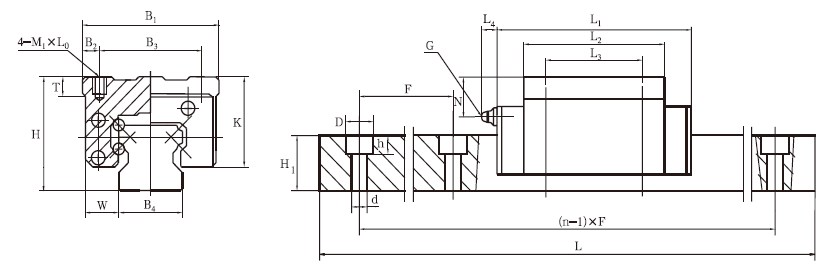 GGB-BA/BAL Heavy Load High-Speed Precision Roller Heavy-duty Guideway Linear Guide Tariff-free