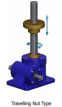 Vietnam Factory PG30-P4-F4-T-C-Y-500 Bronze Low Gear Ratio Travelling Ball Nut Screw Jack for Automotive and Industry