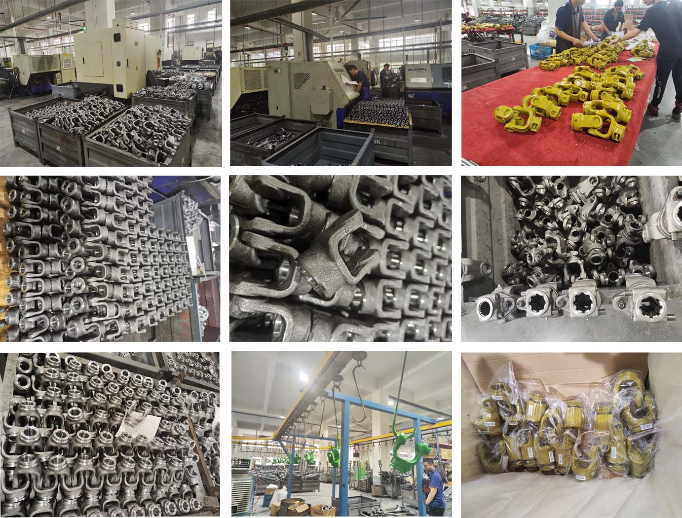 Vietnam Agricultural Farm Tractor Parts Coupling Wide Angle Cross U Yoke Cardan Universal Joint for PTO Drive Shaft