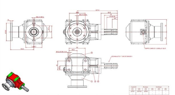 Agricultural Fertilizer Gearbox for Fertiliser Spreaders Tariff-free