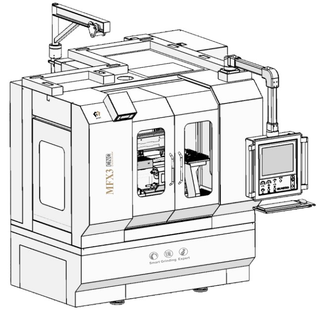 WFX3 Vertical Machine Tool Lathe Machining Center Used CNC Fanuc Motor Engine Square Grinder Cylindrical Tap Vietnam Factory