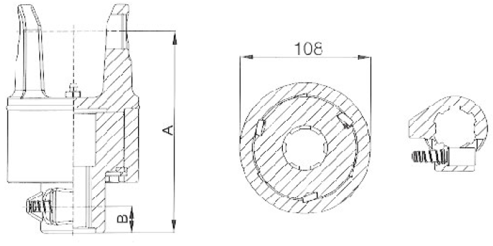 Vietnam PTO Shaft Parts RLP Series Free-wheel Clutch New Condition Prevents Machine from Rotating Opposite Direction Tariff-Free