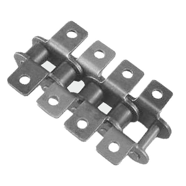Tariff-free ANSI Standard Bent K-1 B-2 Attachment One Hole Two Sides Roller Chain Made in Vietnam