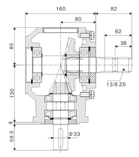 EP-9.310 Rotary Tiller Cultivator Gearbox for Agricultural Tariff-free Made in Vietnam