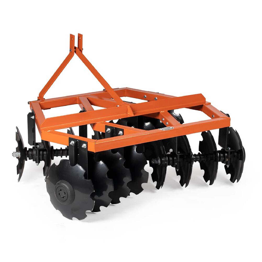 1BZD Series Heavy Duty Hydraulic Disc Harrow 12 Pcs for Compact Tractor Made Vietnam Gear Core Tariff-Free Agricultural Tool