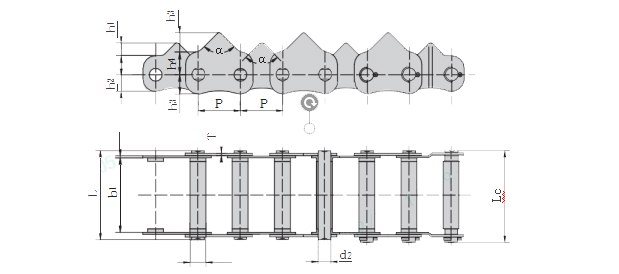 Tariff-free 3558T-48001 3558T-48001F1 3558T-48002 Agricultural 3558t Plucking Conveyor Chain Made in Vietnam