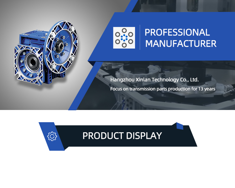 Tariff-free High Precision Quality Nema 23 Fenner Worm Gearbox