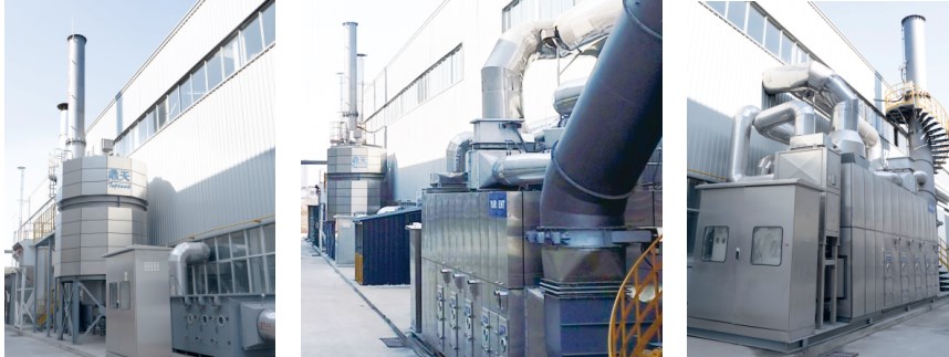 Waste VOCs Exhaust Gas Treatment RTO Regenerative Thermal Oxidizer for Film Coating SBS Industry Made in Vietnam