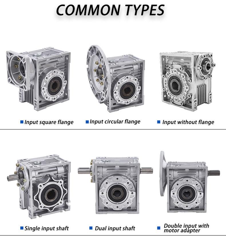 Tariff-free Industrial Transmission Drive Rv Series Nmrv Reduction Gear Box Stainless Steel Worm Gearbox Speed Reducer